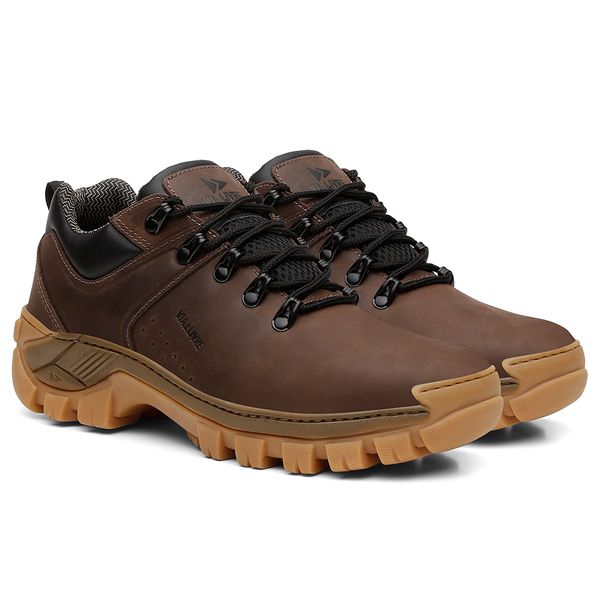 Bota cano curto marrom masculina clearance