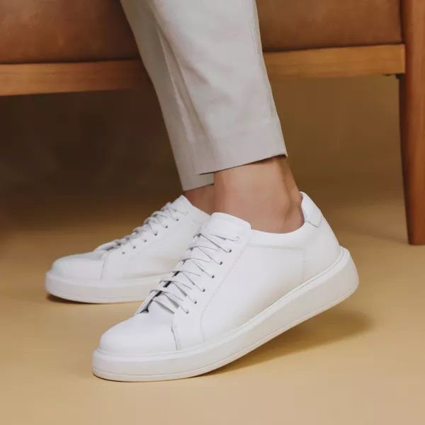 Tenis Masculino Casual Sola Alta Oversize Macquen com Relógio