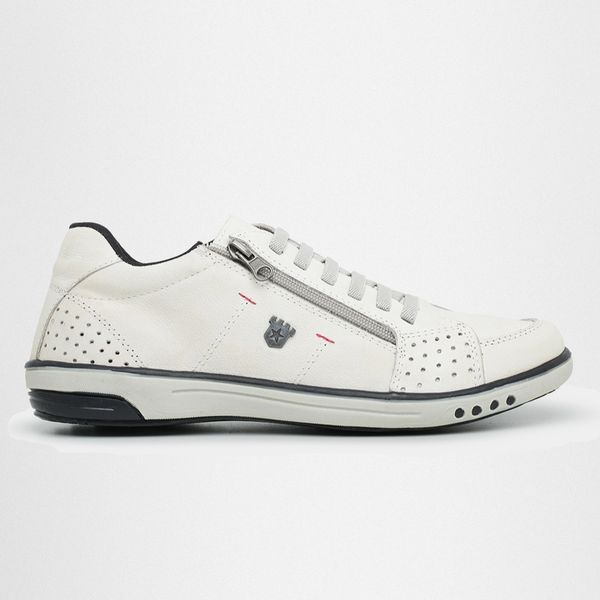 Tenis Masculino Casual Ajuste Elástico Leve e Confort - Gelo