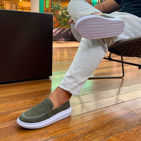 Sapato Masculino Mocassim De CamurÃ§a Mocassim De CamurÃ§a