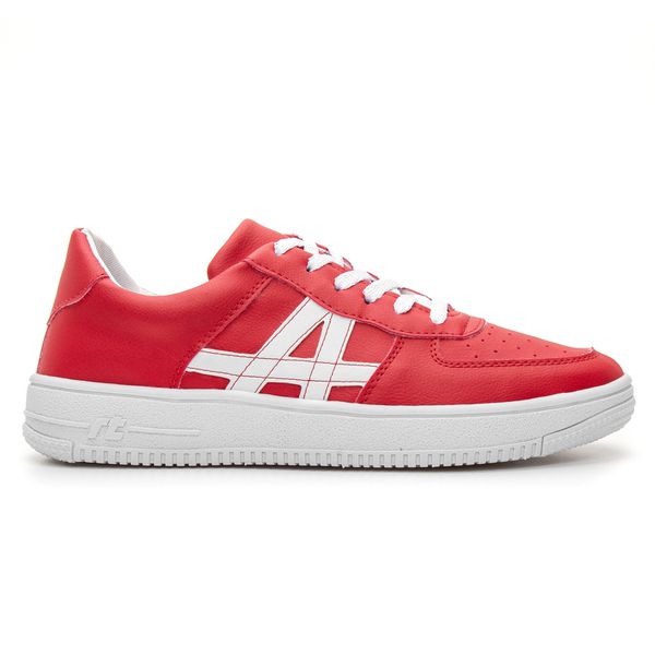 Tenis Masculino Casual Modelo A Vermelho Atria Shoes