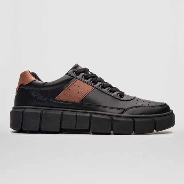 Tenis Oversized Sneaker Masculino - Preto/Marrom