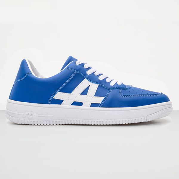 Tenis Masculino Estilo Skatista Casual Modelo Raze - Azul
