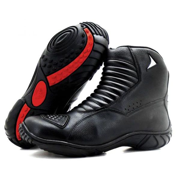 Bota para motociclista de cano médio Atron Shoes - 301