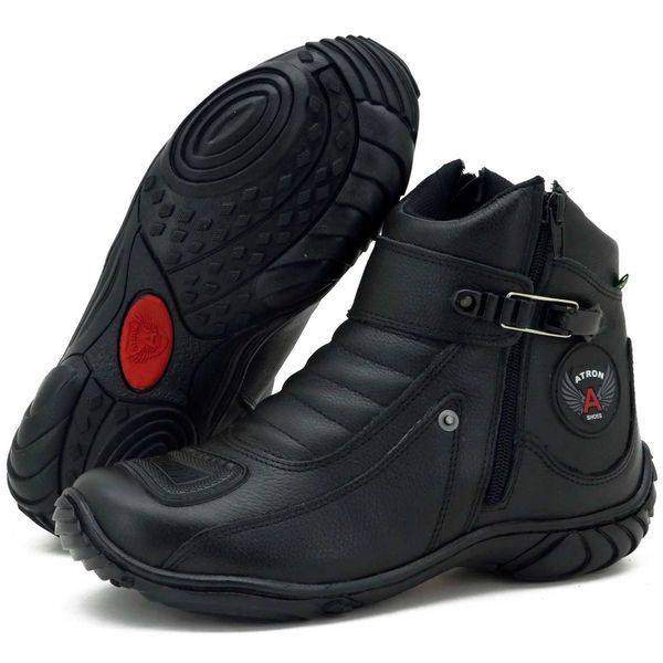 Bota para motociclista couro legítimo 271