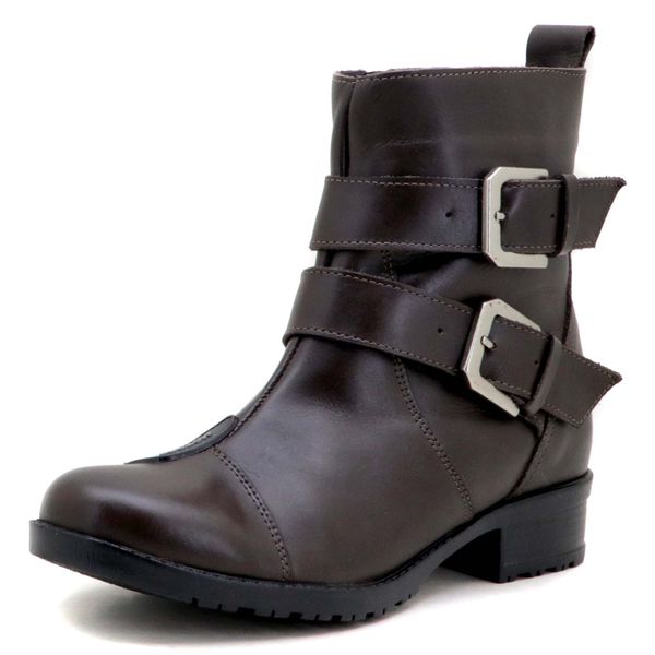 Coturno Feminino Couro Legítimo 7501 Café