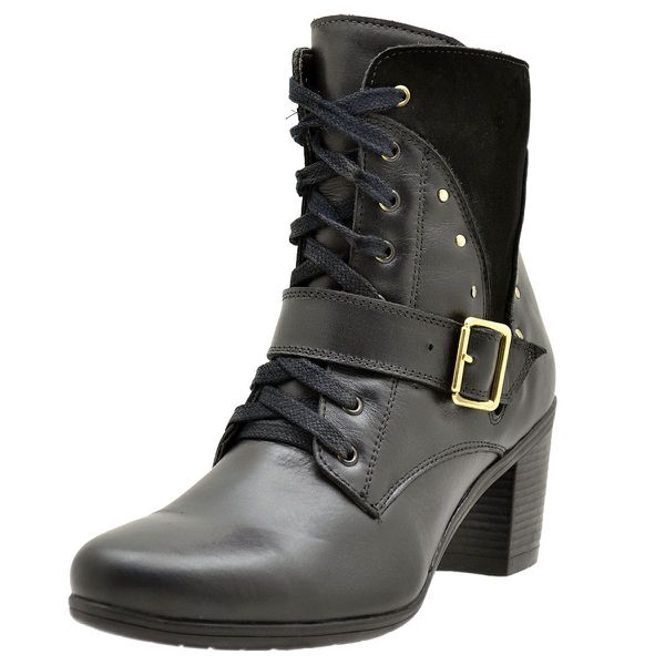 Coturno Feminino 9066 preta