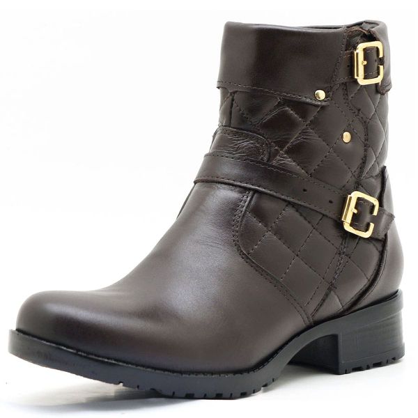 Coturno Feminino Atron Flex Café 9109