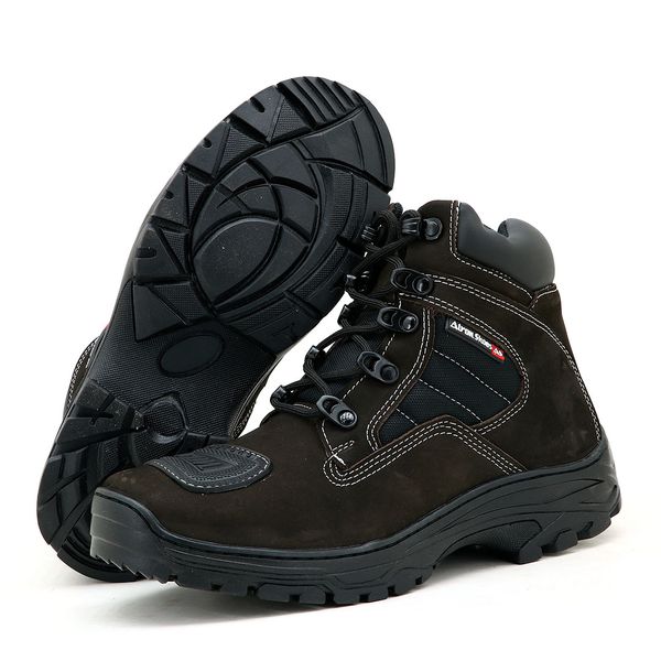 Bota trekking e motociclista adventure Atron Shoes Café 245