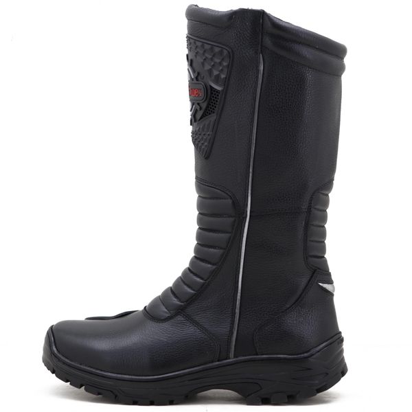 Bota Impermeável Bota De Chuva Moto Bota Motociclista Cano Alto