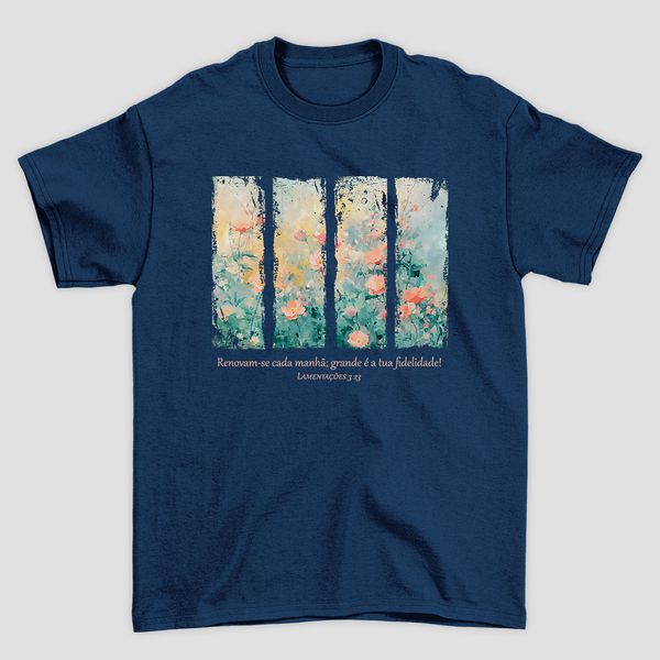 Camiseta Básica Se Renovam a Cada Manhã