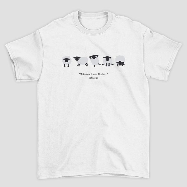Camiseta Básica O Senhor é meu Pastor