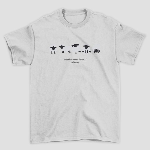 Camiseta Básica O Senhor é meu Pastor