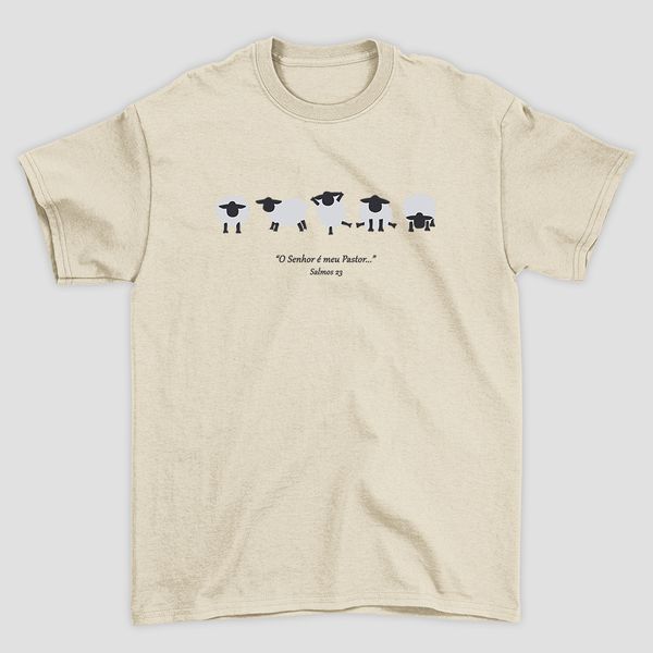 Camiseta Básica O Senhor é meu Pastor