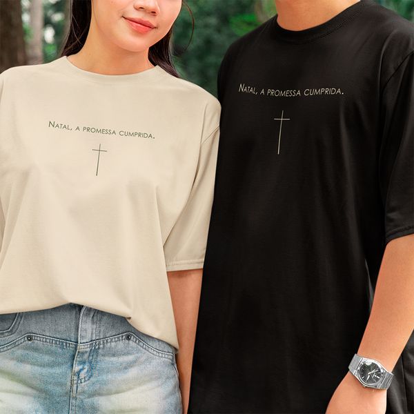 Camiseta Oversized Promessa do Natal