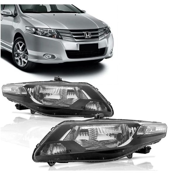 Farol Honda City de 2009 á 2015 - Importado 