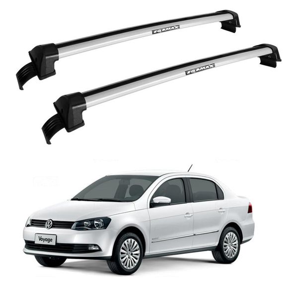 Rack de Teto New Wave Prata VW Voyage 2013 a 2019 Eqmax