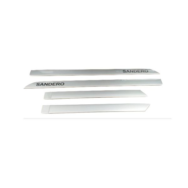 Kit Friso Lateral Renault Sandero 2015 a 2019 Prata Etoile Sean Car