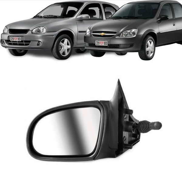Retrovisor Corsa 1993 a 2002 e Classic 2003 a 2016 Esquerdo com Controle Retrovex