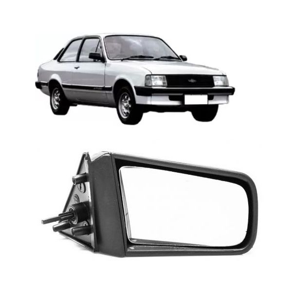 Retrovisor Chevette 1987 a 1990 Direito com Controle Retrovex