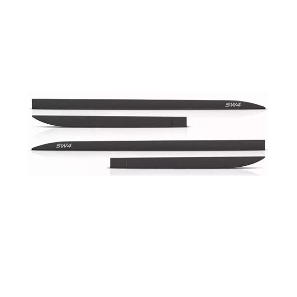 Kit Friso Lateral Toyota SW4 2006 a 2020 Preto Eclipse Sean Car