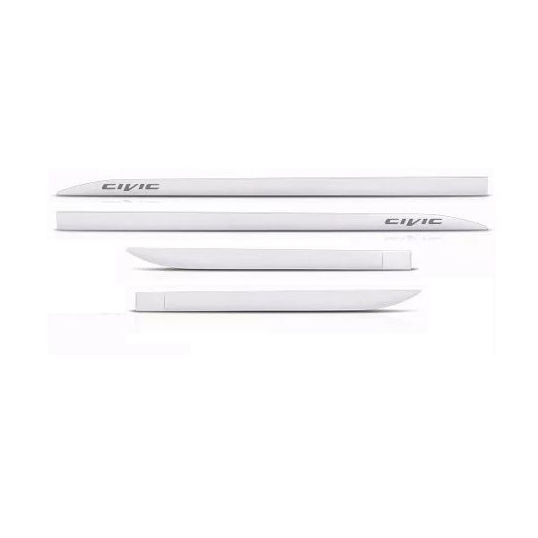 Kit Friso Lateral New Civic 2012 a 2016 Branco Taffeta Sean Car