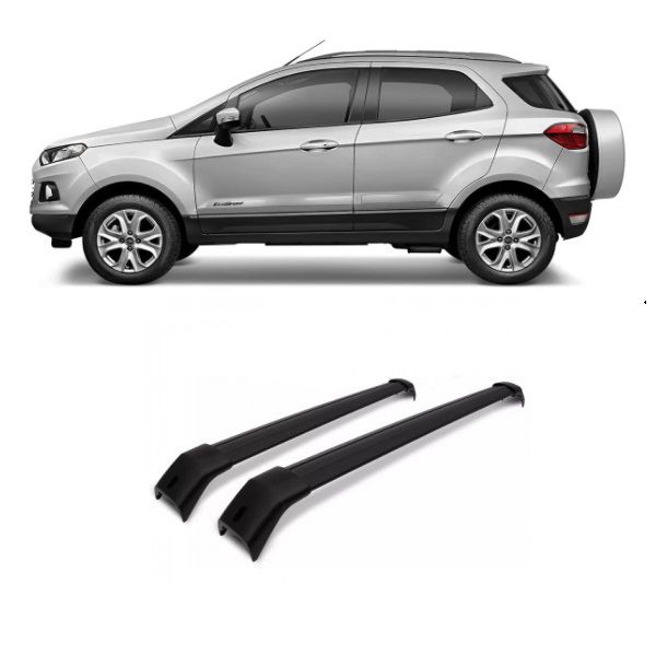 Travessa Rack Ecosport 2013 a 2019 Larga Projecar Preto