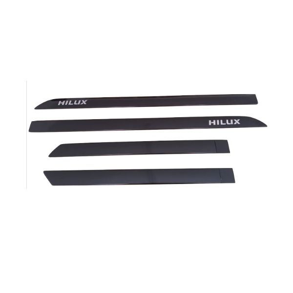 Kit Friso Lateral Hilux 2018 a 2020 Preto Atitude Sean Car