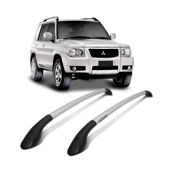 Longarina de Teto Tubular Pajero TR4 2000 a 2009 Projecar Prata