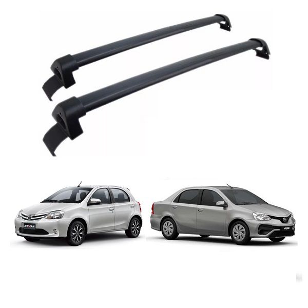 Rack de Teto Etios Hatch ou Sedan 2012 a 2019 Projecar Preto