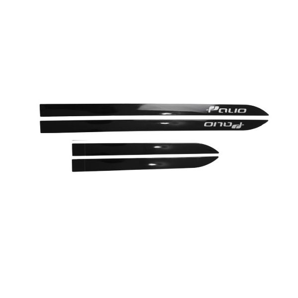 Kit Friso Lateral Novo Palio 2012 a 2017 Preto Vulcano Sean Car