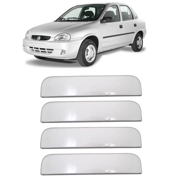 Aplique Capa Maçaneta Corsa Classic 2002 a 2015 Cromada ShekParts
