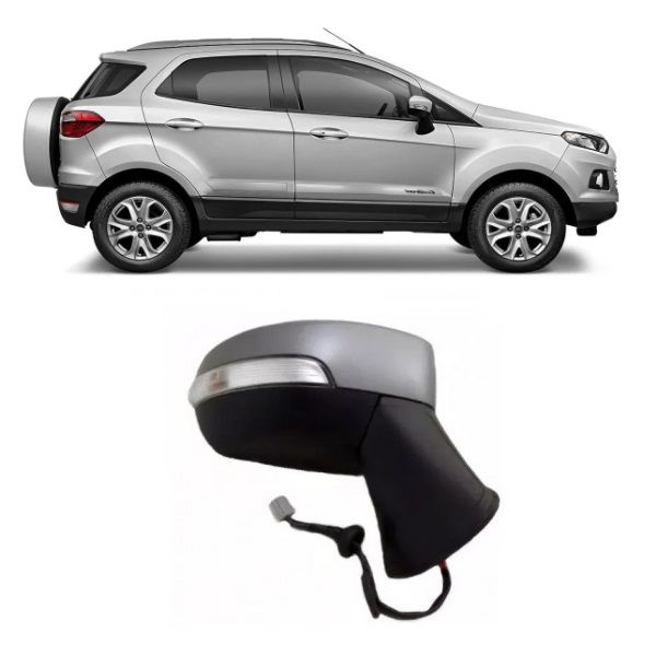 Retrovisor Ecosport 2013 a 2016 Direito Elétrico Retrovex