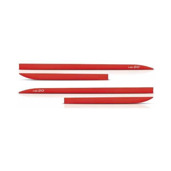 Kit Friso Lateral HB20 2020 Vermelho Magic Sean Car