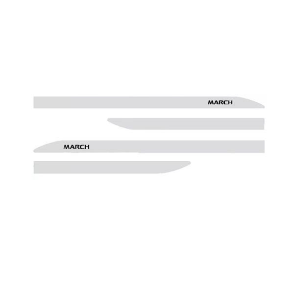 Kit Friso Lateral March 2011 a 2020 Branco Diamond Sean Car