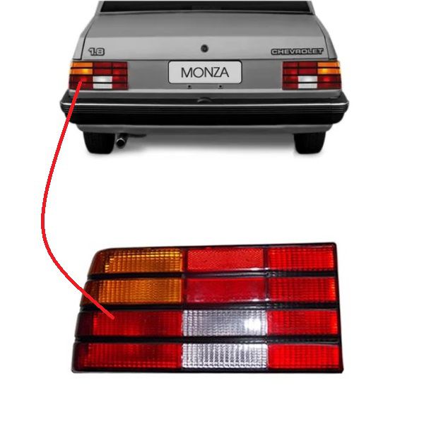 Lanterna Traseira Monza 1988 a 1990 Esquerdo Cofran
