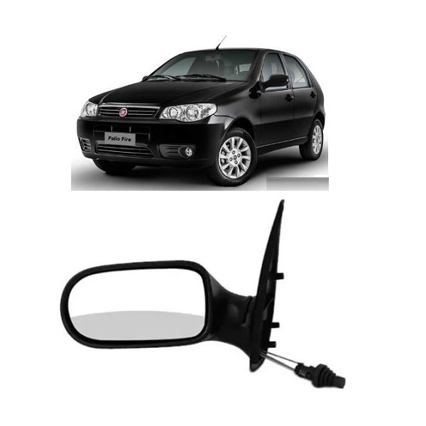 Retrovisor Palio Fire e Economy 2011 a 2017 4 Portas Esquerdo com Controle Retrovex
