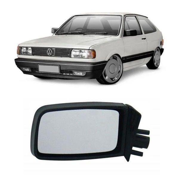 Retrovisor Gol Saveiro Parati Voyage 1988 a 1996 Esquerdo com Controle Retrovex