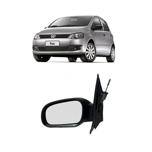 Retrovisor Fox 2004 a 2010 2 ou 4 Portas Esquerdo com Controle Retrovex