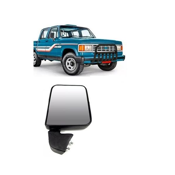 Retrovisor D20 1985 a 1991 Direito Fixo Retrovex