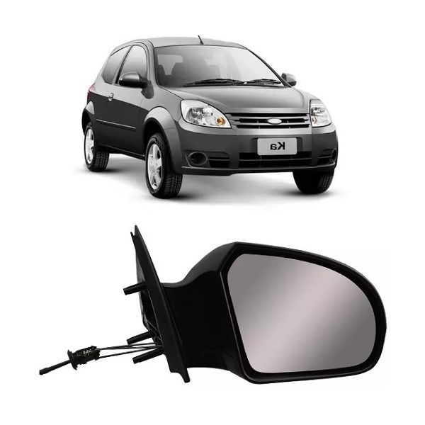 Retrovisor Ka 2008 a 2013 Direito com Controle Retrovex