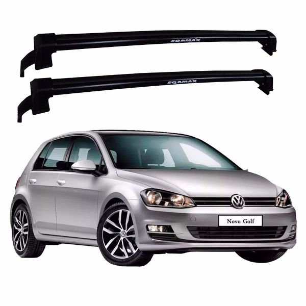 Rack de Teto New Wave Preto Golf 4 Portas 2014 a 2018 Eqmax