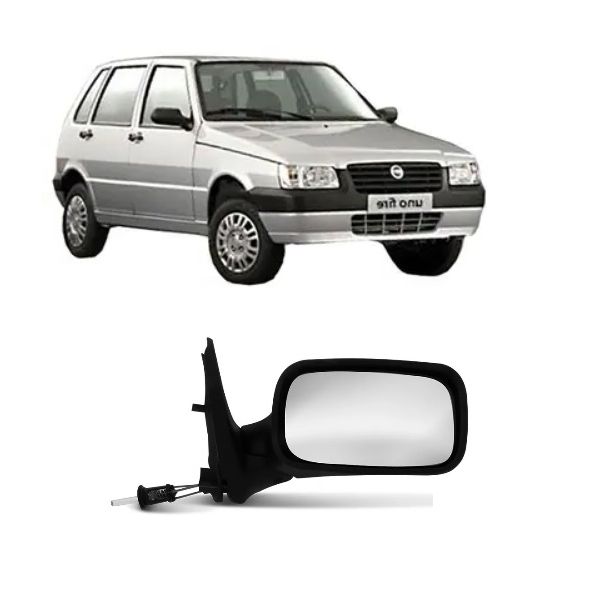 Retrovisor Fiat Uno Fire 2001 a 2005 4 Portas com Controle Direito Retrovex