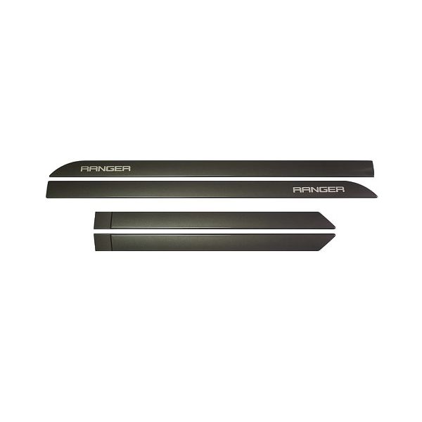 Kit Friso Lateral Ranger Cabine Dupla 2016 em diante Cinza Moscow SEAN CAR