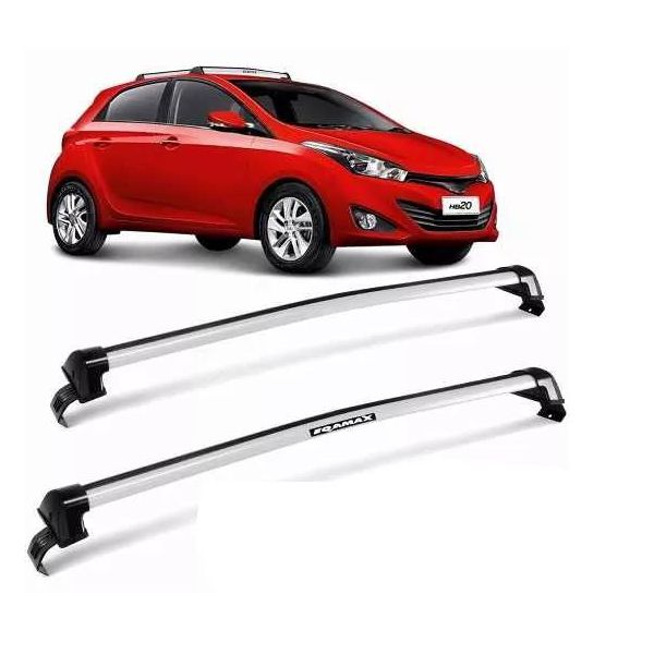 Rack de Teto New Wave Prata HB20 2012 a 2014 Eqmax