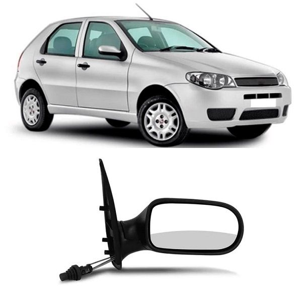 Retrovisor Fiat Siena Palio Weekend 2004 a 2007 4 Portas Direito com Controle Retrovex