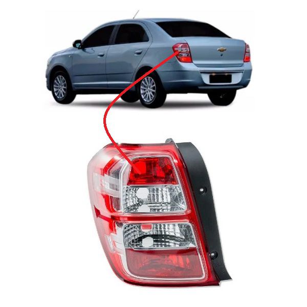 Lanterna Traseira Cobalt 2012 a 2016 Esquerdo Rufato
