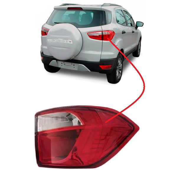 Lanterna Traseira Ecosport 2013 a 2019 Direito Depo