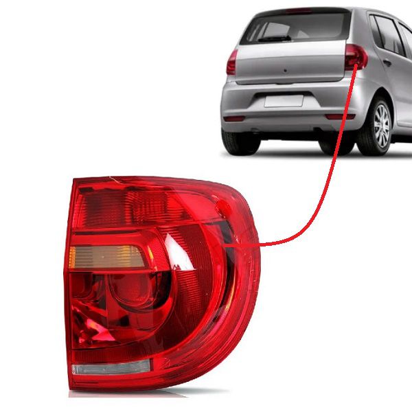 Lanterna Traseira Fox 2010 a 2014 Direito TYC