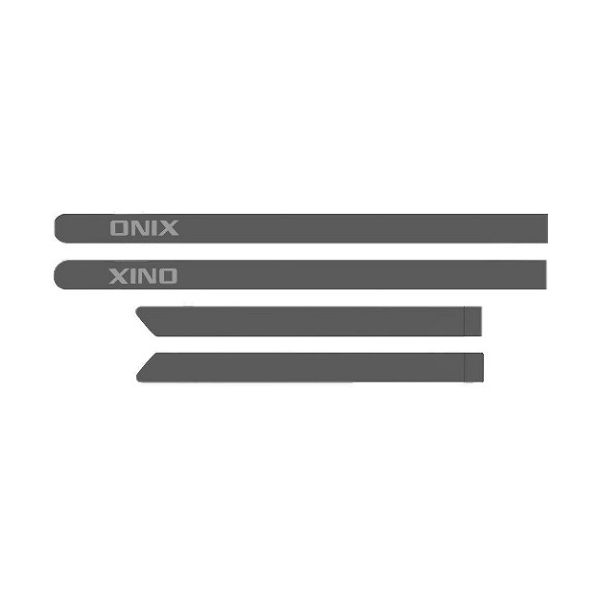 Kit Friso Lateral Onix 2012 a 2019 Cinza Rusk